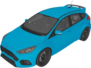 Ford Focus RS 3D Model preview