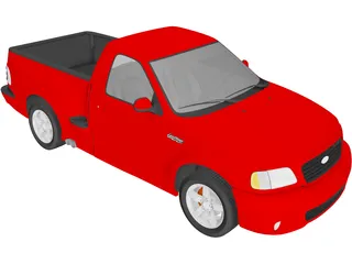 Ford F-150 SVT Lightning (1999) 3D Model preview