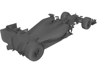 Mercedes-Benz F1 W06 Hybrid (2015) 3D Model preview