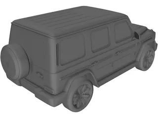 Mercedes-Benz G500 G-Class (2019) 3D Model preview