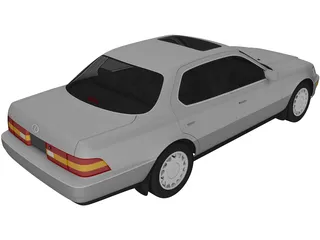 Lexus LS 400 (1989) 3D Model preview