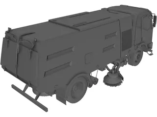 JieFang Road Sweeper 3D Model preview