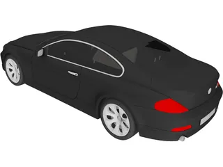 BMW 645Ci (2004) 3D Model preview
