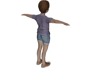 Child 3D Model preview