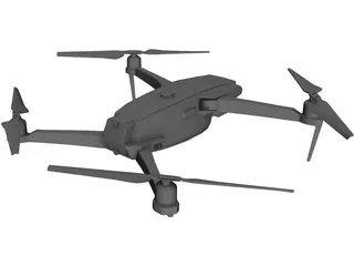 DJI Mavic 2 3D Model preview