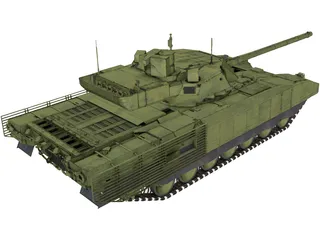 T-14 Armata 3D Model preview