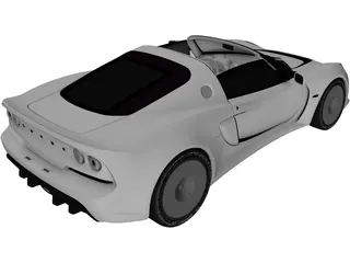 Lotus Exige S Roadster (2013) 3D Model preview