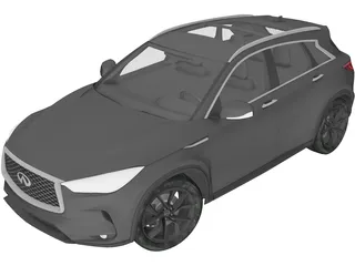 Infiniti QX50 (2019) 3D Model preview