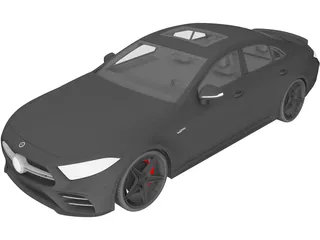 Mercedes-Benz CLS53 AMG (2019) 3D Model preview