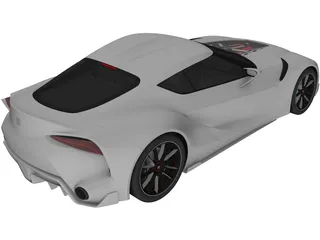 Toyota Supra FT-1 Concept 3D Model preview