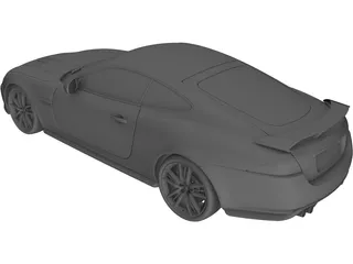 Jaguar XK 3D Model preview