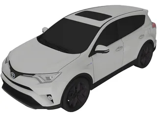 Toyota RAV4 (2019) 3D Model preview