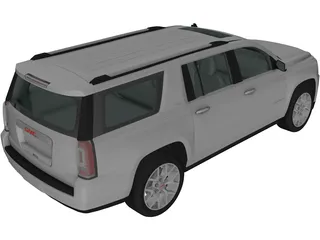 GMC Yukon XL (2014) 3D Model preview