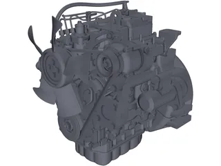 Yanmar 3TNV70 3D Model preview