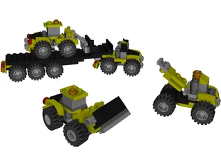 Lego Creator 3in1 #5761 3D Model preview