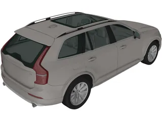 Volvo XC90 T5 (2015) 3D Model preview