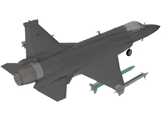 PAC JF-17 Thunder 3D Model preview