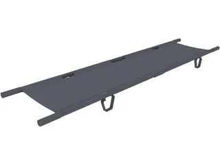 Ambulance Stretcher 3D Model preview