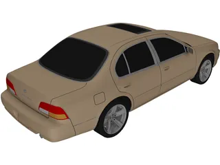 Nissan Maxima GLE (1998) 3D Model preview