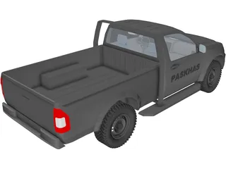 Isuzu D-Max (2006) 3D Model preview
