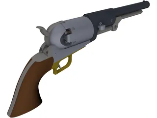 Colt Walker 3D Model preview