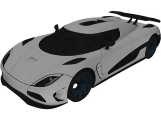 Koenigsegg Agera 3D Model preview