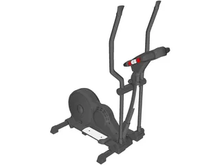Treadmill Kettler 3D Model preview
