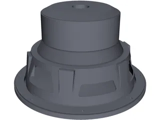 JL Audio 8w3v3 Subwoofer 3D Model preview