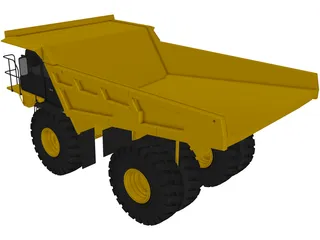 Caterpillar 777D 3D Model preview