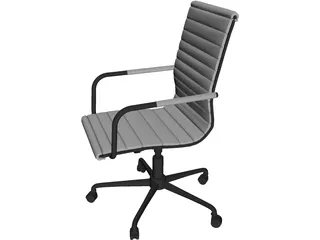 Cadeira Seattle Home Office Chair 3D Model preview
