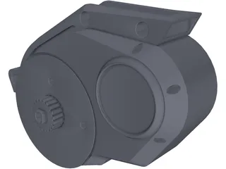 Continental Revolution 48V Electric Bike Motor 3D Model preview