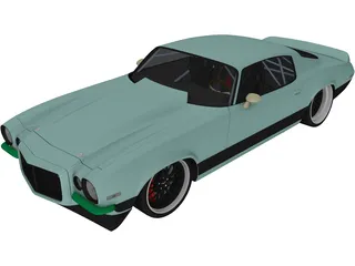 Chevrolet Camaro ProTouring (1970) 3D Model preview