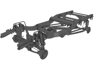 Suspension Independnt Lifted Kit 3D Model preview