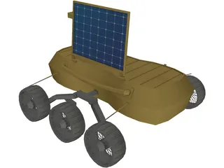Rover Chandrayaan 3D Model preview