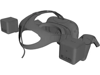 HTC Vive 3D Model preview