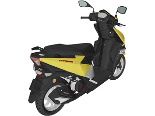 TVS Ntorq 125 (2018) 3D Model preview