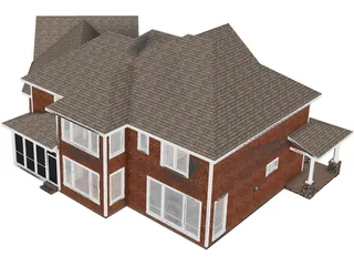 Villa 3D Model preview