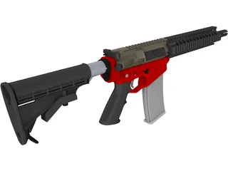 AR-15 3D Model preview