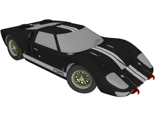 Ford GT40 3D Model preview