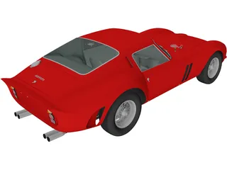 Ferrari 250 GTO (1962) 3D Model preview