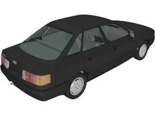 Audi 80 [B3] (1986) 3D Model preview