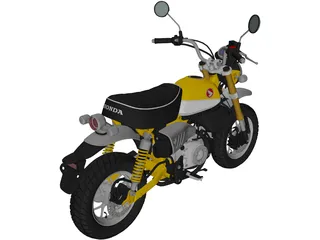 Honda Monkey 125 (2019) 3D Model preview