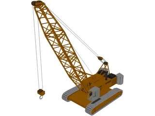 Liebherr HS 895 HD 3D Model preview
