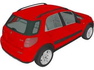 Suzuki SX4 (2010) 3D Model preview
