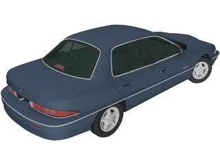 Buick Skylark Sedan (1995) 3D Model preview