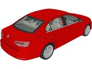 Volkswagen Jetta (2015) 3D Model preview