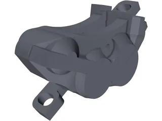 Shimano Zee Calliper 3D Model preview