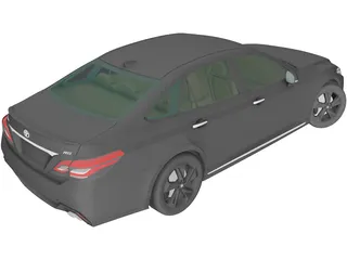 Toyota Crown RS Advance (2018) 3D Model preview