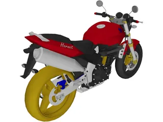 Honda Hornet CBF600 3D Model preview