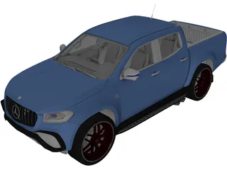 Mercedes-Benz X-Class AMG Concept 3D Model preview